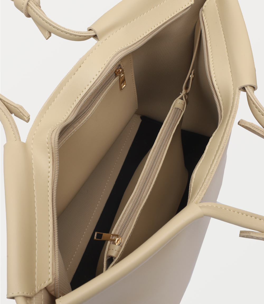 Women Shoulder Bag-BEIGE
