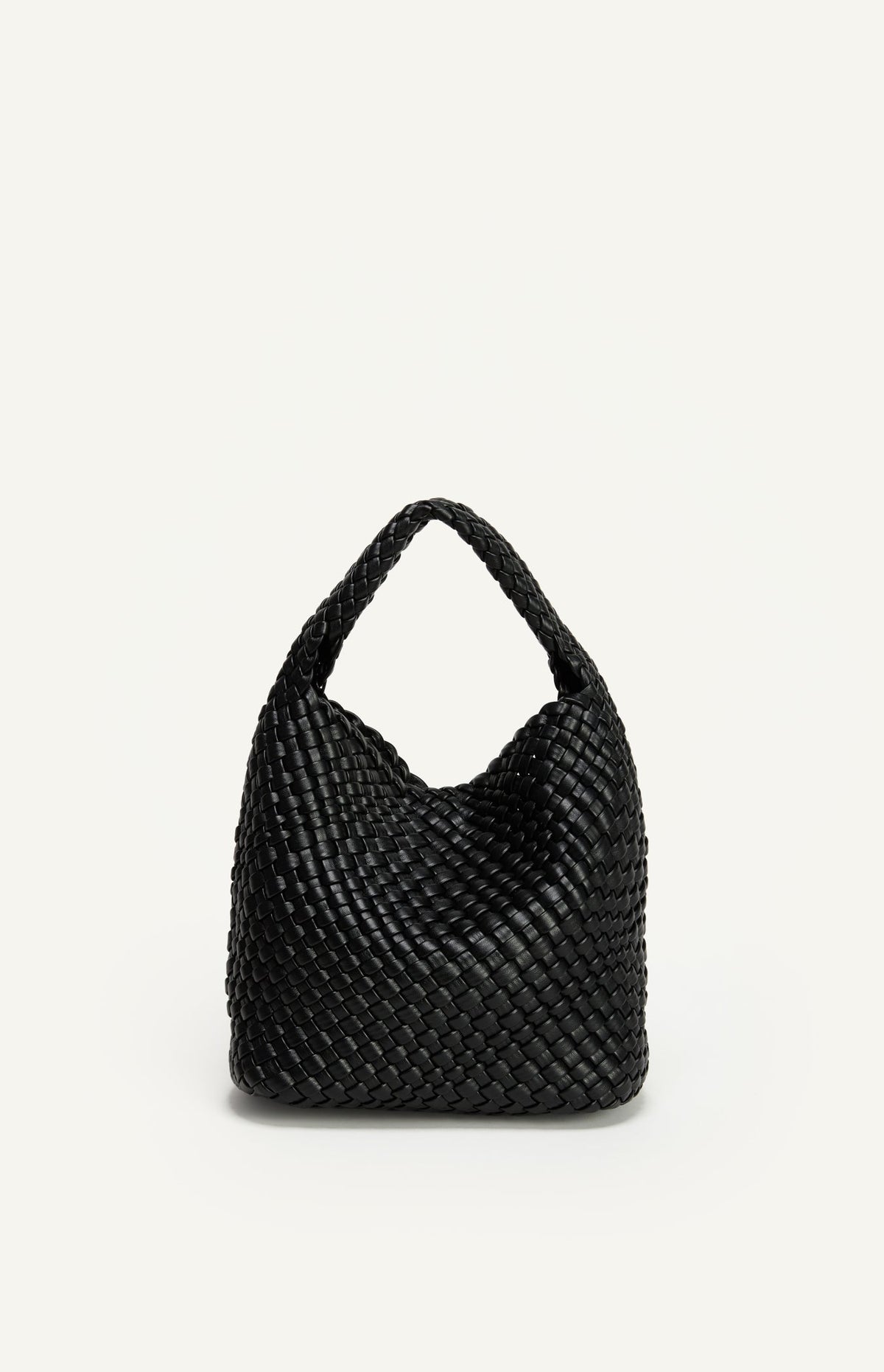 ANGIE HANDLE BAG - BLACK