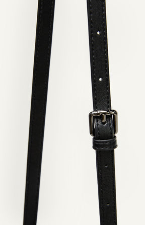 ANGIE HANDLE BAG - BLACK