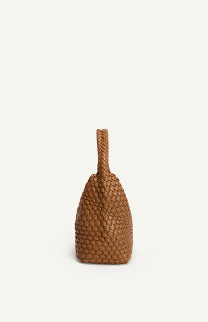 ANGIE HANDLE BAG - CARAMEL