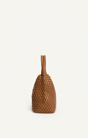 ANGIE HANDLE BAG - CARAMEL
