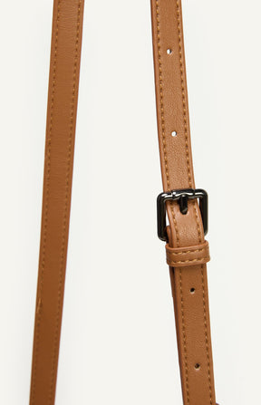 ANGIE HANDLE BAG - CARAMEL