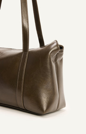 MILA SHOULDER BAG – DARK OLIVE