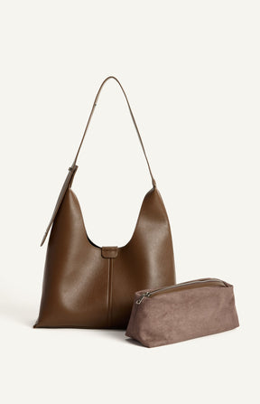 SHARMAINE SHOULDER BAG - ESPRESSO
