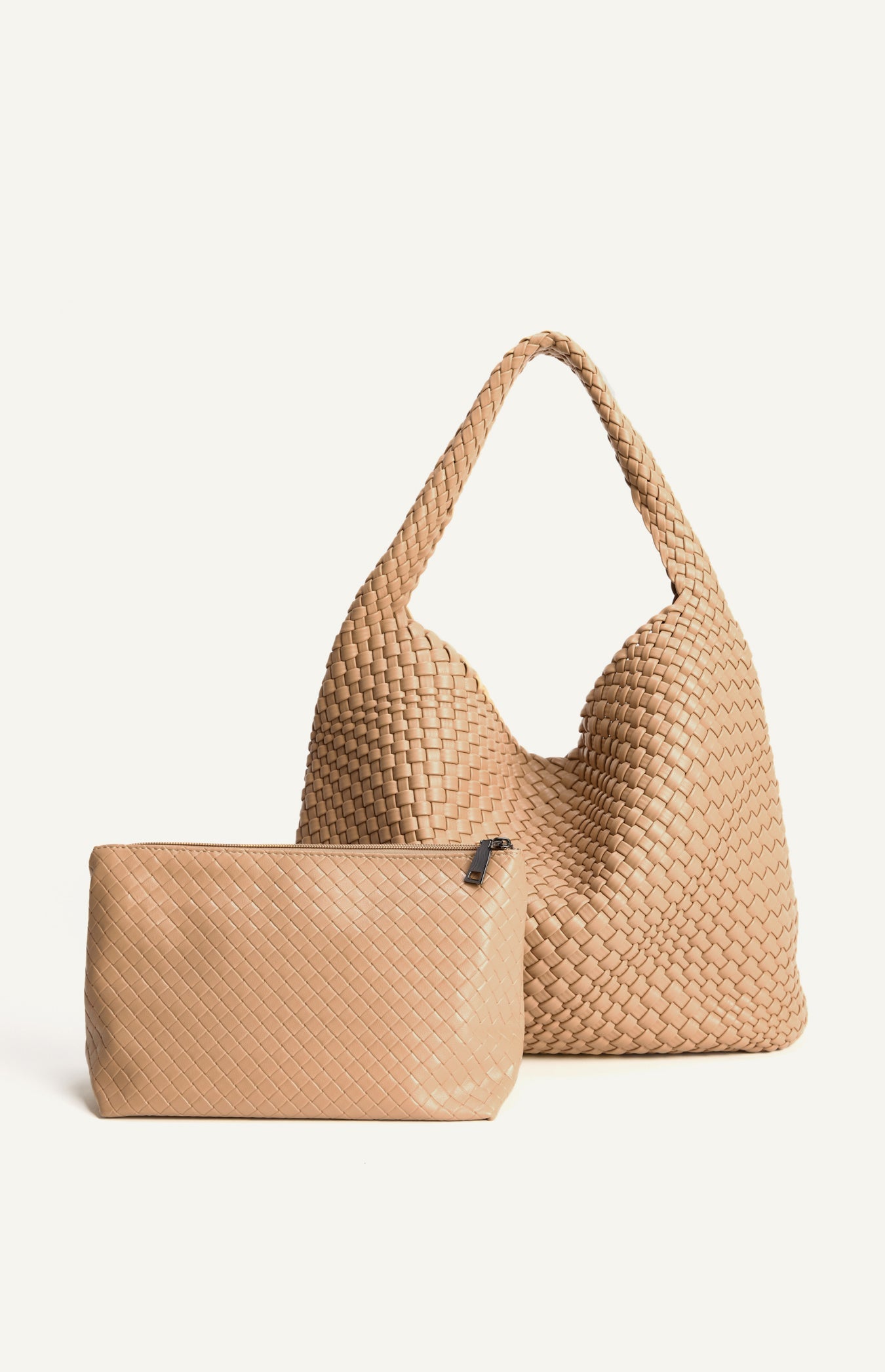 ANDREA SHOULDER BAG - LATTE
