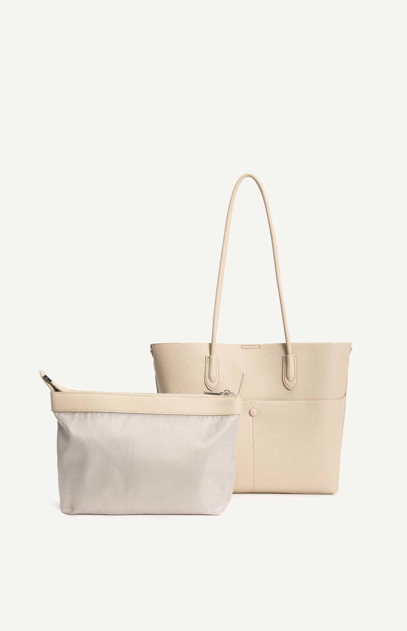 MONICA SHOULDER BAG – ALMOND