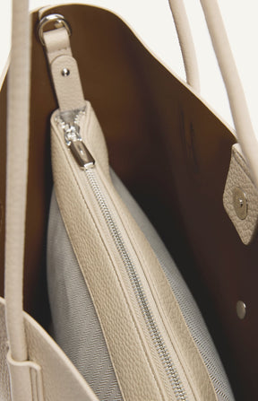 MONICA SHOULDER BAG – ALMOND