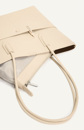 MONICA SHOULDER BAG – ALMOND