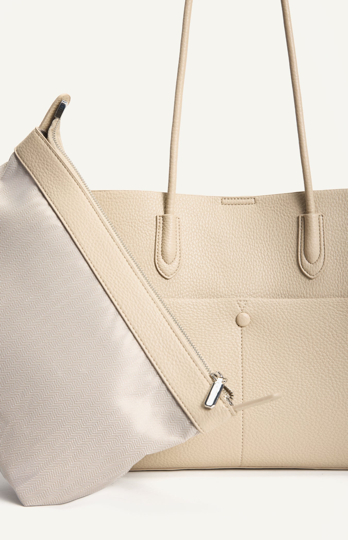 MONICA SHOULDER BAG – ALMOND