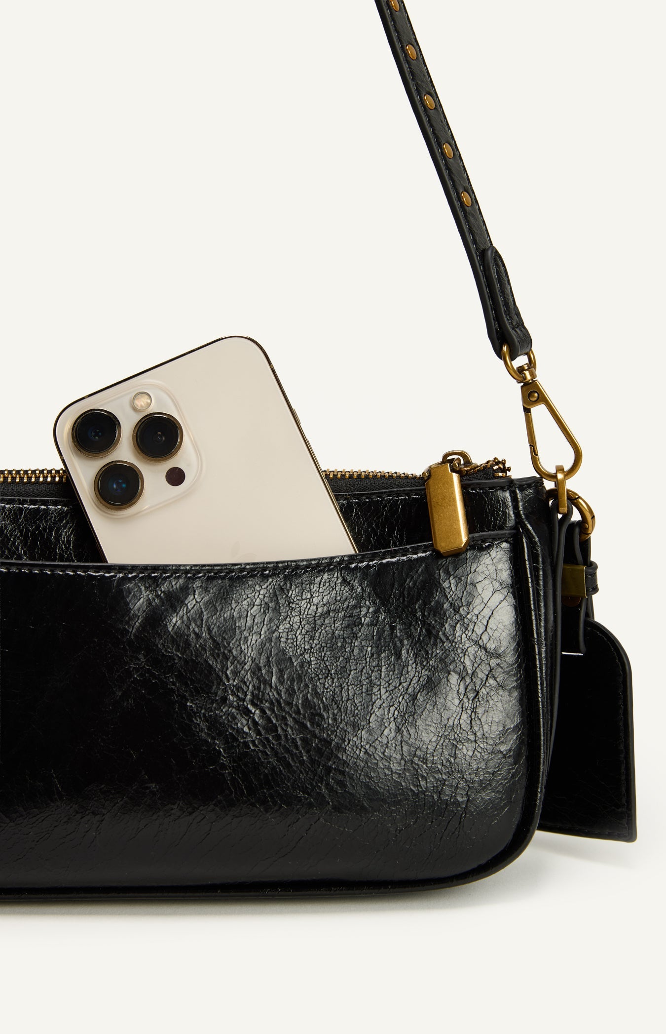 PHOEBE SHOULDER BAG – BLACK