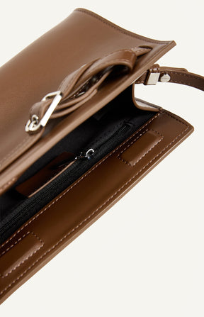 SOFIA SHOULDER BAG – CHOCOLATE