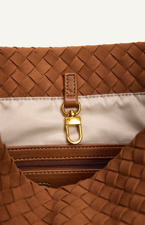 ARIA SHOULDER BAG - CARAMEL