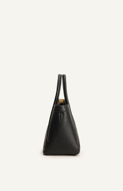 ARIANA HANDLE BAG – BLACK