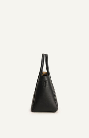 ARIANA HANDLE BAG – BLACK
