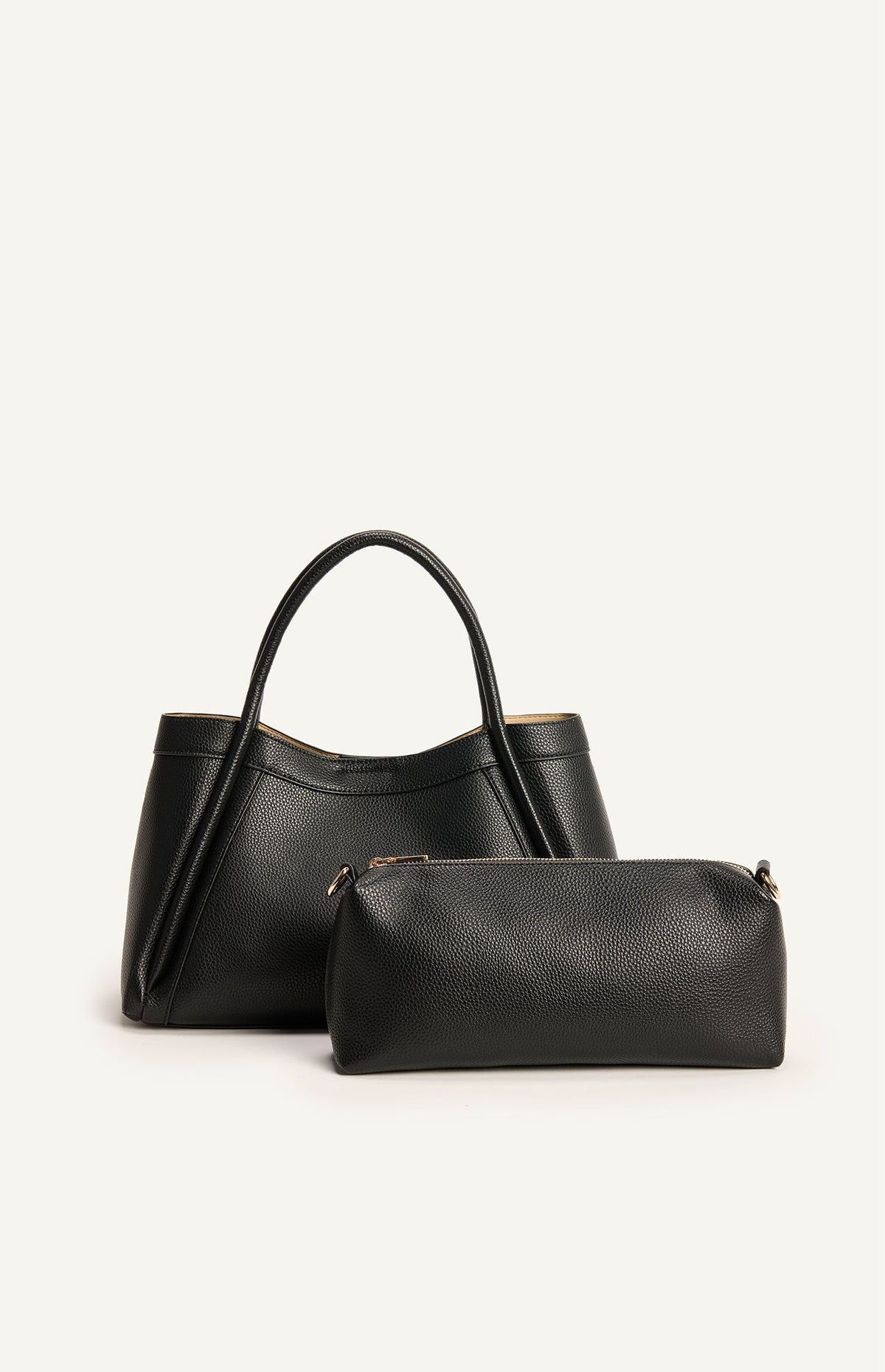 ARIANA HANDLE BAG – BLACK