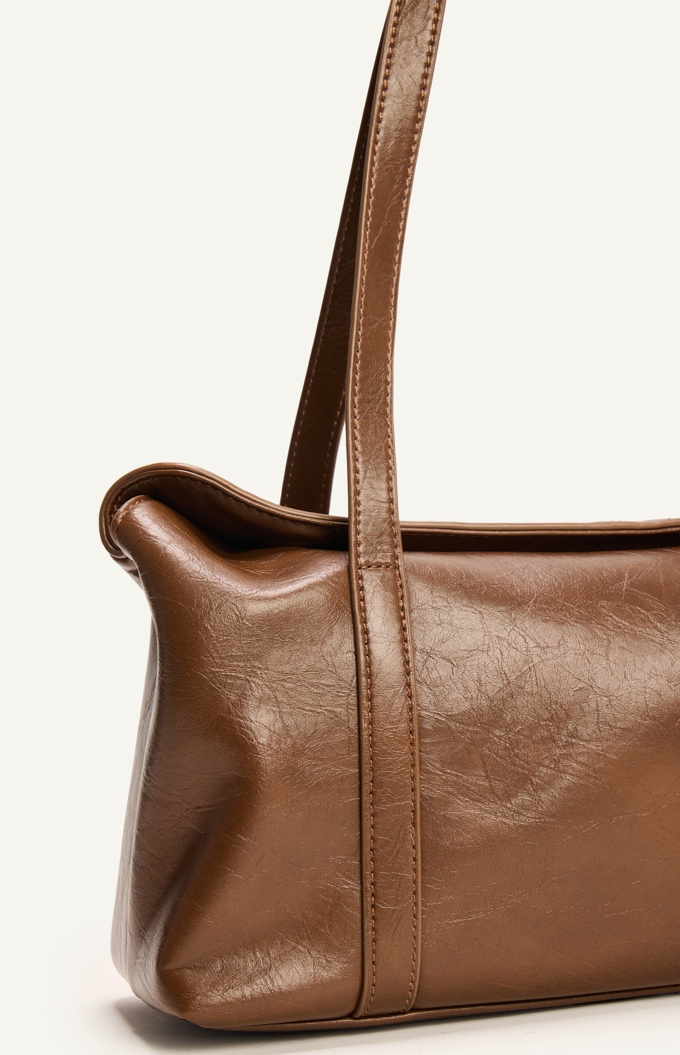 MILA SHOULDER BAG – CHOCOLATE