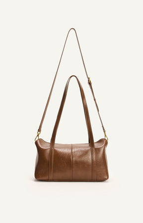 MILA SHOULDER BAG – CHOCOLATE