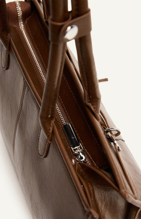 BIANCA SHOULDER BAG – CHOCOLATE
