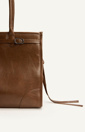 BIANCA SHOULDER BAG – CHOCOLATE